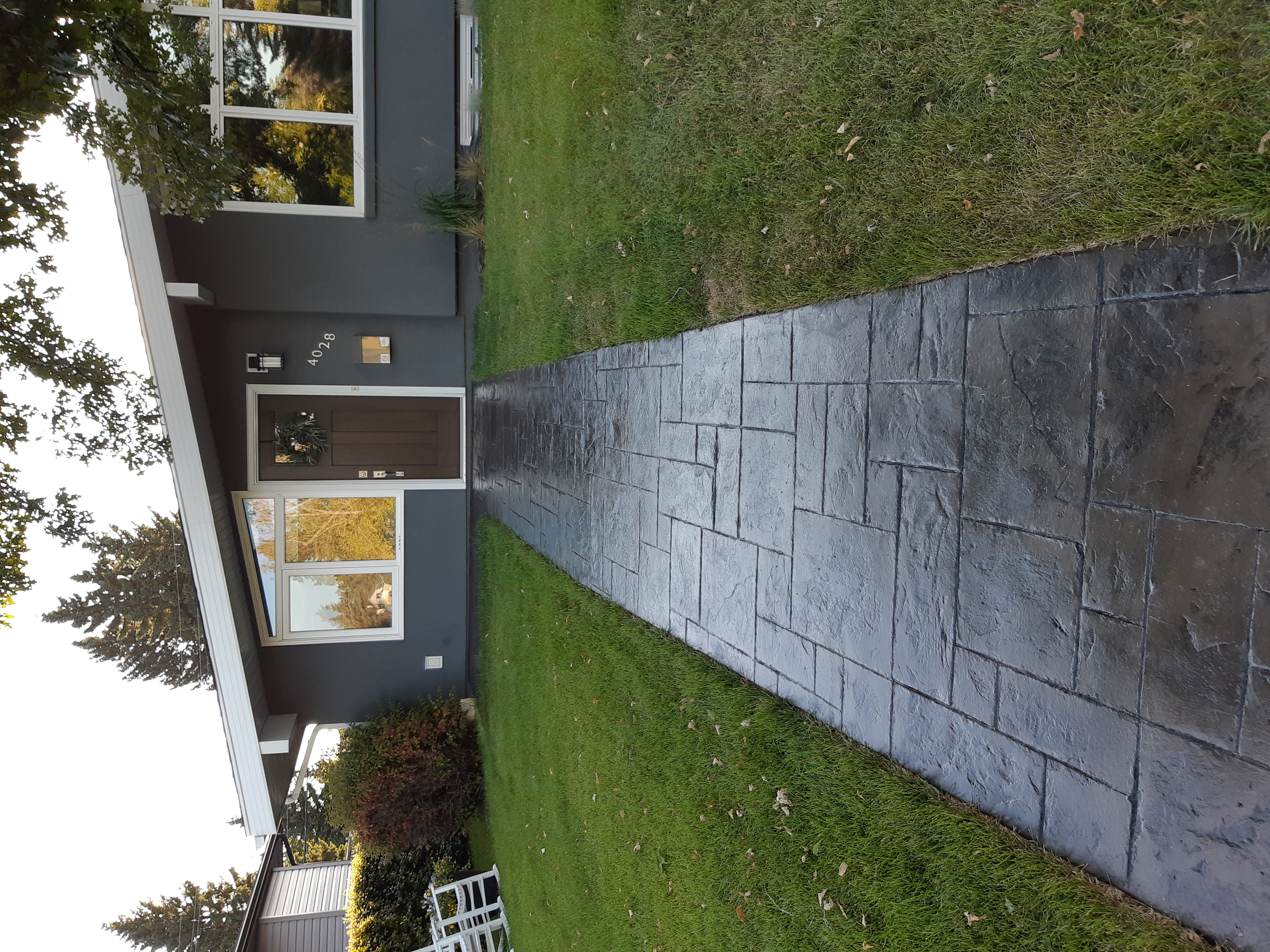 Stamped Concrete Walkway Calgary
